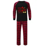 Christmas Matching Family Pajamas Devout Christians Merry Christmas Black Short Pajamas Set