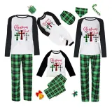 Christmas Matching Family Pajamas Christmas Begins with Christ Snowflake Blue Pajamas Set