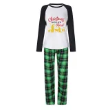 Christmas Matching Family Pajamas Christmas Begins with Christ Devout Christians Blue Pajamas Set