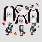 Christmas Matching Family Pajamas Snow Three Gnomies Christ Gray Pajamas Set