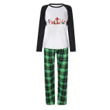 Christmas Matching Family Pajamas Believe Snowman Blue Pajamas Set