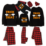 Halloween Family Matching Pajamas Trick Or Treat Happy Halloween Black Pajamas Set