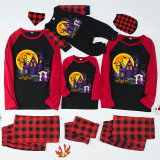 Halloween Family Matching Pajamas Witch Gnomie Terror Castle Happy Halloween Black Pajamas Set