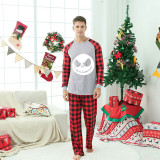 Halloween Family Matching Noctilucent Skeleton The Nightmare Before Christmas Luminous Gray Pajamas Set