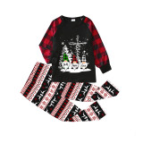 Christmas Matching Family Pajamas Snow Three Gnomies Christ Multicolor Reindeer Pants Pajamas Set