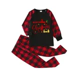 Christmas Matching Family Pajamas Devout Christians Merry Christmas Black Short Pajamas Set