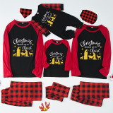 Christmas Matching Family Pajamas Christmas Begins with Christ Devout Christians Red Pajamas Set