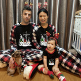 Christmas Matching Family Pajamas Snow Three Gnomies Christ Multicolor Pajamas Set