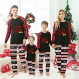 Christmas Matching Family Pajamas Devout Christians Merry Christmas Multicolor Reindeer Pants Pajamas Set