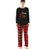 Christmas Matching Family Pajamas Silly Santa Christmas Is For Jesus Multicolor Reindeer Pants Pajamas Set
