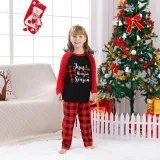 Christmas Matching Family Pajamas Jesus Is the Reason For the Season Black Family Red Pajamas Set