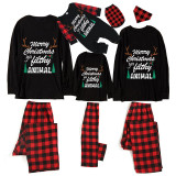 Christmas Matching Family Pajamas Merry Christmas Black Family Pajamas Set
