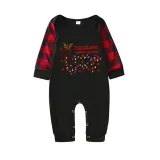 Christmas Matching Family Pajamas Dachshund Through the Snow Light Black Pajamas Set