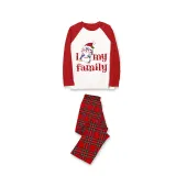 Christmas Matching Family Pajamas I Love My Family Penguin Gray Pajamas Set