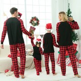 Christmas Matching Family Pajamas Merry Christmas Dachshund Print Black Pajamas Set