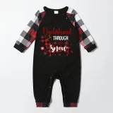 Christmas Matching Family Pajamas Dachshund Through the Snow Plaids Red Pajamas Set