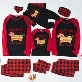 Christmas Matching Family Pajamas Dachshund Through the Snow Red Pajamas Set