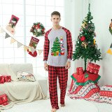 Christmas Matching Family Pajamas Christmas Tree Gift Penguins Red Pajamas Set