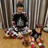 Christmas Matching Family Pajamas Merry Christmas Dachshund Red Pajamas Set