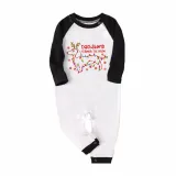 Christmas Matching Family Pajamas Dachshund Through the Snow Light White Pajamas Set