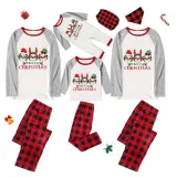 Christmas Matching Family Pajamas Merry Christmas Sloth White Pajamas Set
