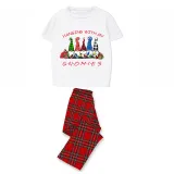 Christmas Matching Family Pajamas Hanging with My Friends Gnomies Short Pajamas Set