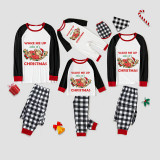 Christmas Matching Family Pajamas Wake Me Up When It's Christmas Gray Pajamas Set