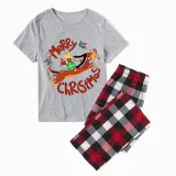 Christmas Matching Family Pajamas Dachshund Merry Christmas White Short Pajamas Set