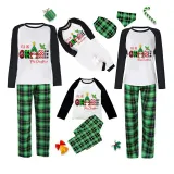 Christmas Matching Family Pajamas I'll Be with Gnome For Christmas Green Pajamas Set