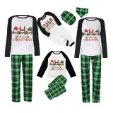 Christmas Matching Family Pajamas Merry Christmas Sloth Green Pajamas Set