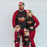 Christmas Matching Family Pajamas Wake Me Up When It's Christmas Black Pajamas Set