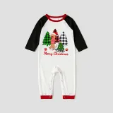 Christmas Matching Family Pajamas Merry Christmas Dachshund Tree Gray Pajamas Set