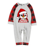 Christmas Matching Family Pajamas Hat Penguins Merry Christmas Red Pajamas Set