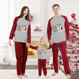 Christmas Matching Family Pajamas Here Comes Santa Paws Gray Pajamas Set