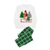 Christmas Matching Family Pajamas Merry Christmas Dachshund Tree Green Pajamas Set