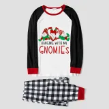 Christmas Matching Family Pajamas Sitting Gnimoes Gray Pajamas Set