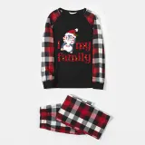 Christmas Matching Family Pajamas I Love My Family Penguin Red Pajamas Set