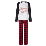 Christmas Matching Family Pajamas Dachshund Through the Snow Light White Pajamas Set