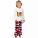 Christmas Matching Family Pajamas Dachshund Through the Snow Three Pets White Pajamas Set