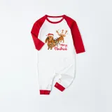 Christmas Matching Family Pajamas Merry Christmas Dachshund Gray Pajamas Set