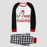 Christmas Matching Family Pajamas I Love My Family Penguin Gray Pajamas Set