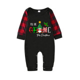 Christmas Matching Family Pajamas I'll Be with Gnome For Christmas Black Pajamas Set