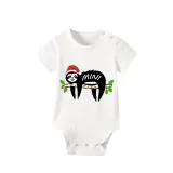 Christmas Matching Family Pajamas Sloth Family Gray Short Pajamas Set