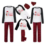 Christmas Matching Family Pajamas Let It Snow Penguin White Pajamas Set