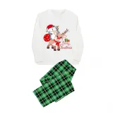 Christmas Matching Family Pajamas Merry Christmas Penguin Deer Green Pajamas Set