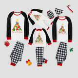Christmas Matching Family Pajamas Penguins Tree Merry Christmas Red Pajamas Set