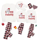 Christmas Matching Family Pajamas I Love My Family Penguin White Pajamas Set
