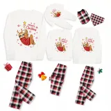 Christmas Matching Family Pajamas Merry Christmas Sloth White Pajamas Set