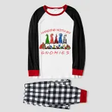 Christmas Matching Family Pajamas Hanging with My Friends Gnomies Gray Pajamas Set