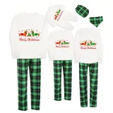 Christmas Matching Family Pajamas Merry Christmas Dachshund Heart Green Pajamas Set